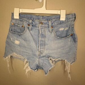 Levis 501s Denim Cutoff Shorts